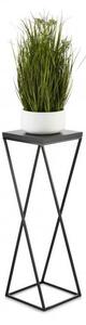 Stalak za cvijeće LOFT 70x24 cm crna