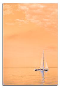 Slika na platnu - Jedrilica na moru - pravokutnik 7248FA (90x60 cm )