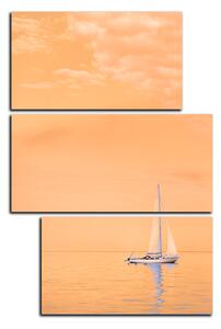 Slika na platnu - Jedrilica na moru - pravokutnik 7248FD (120x80 cm)