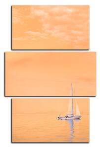 Slika na platnu - Jedrilica na moru - pravokutnik 7248FC (90x60 cm)