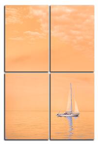 Slika na platnu - Jedrilica na moru - pravokutnik 7248FE (120x80 cm)