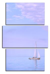 Slika na platnu - Jedrilica na moru - pravokutnik 7248C (90x60 cm)