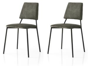 Zondo.hr Set blagovaonskih stolica (2 kom.) Limeta V2 (crna + antracit). Akcija -32%. 1127579