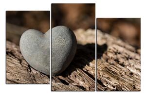 Slika na platnu - Kameno srce 1209D (90x60 cm)