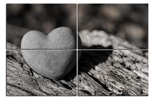 Slika na platnu - Kameno srce 1209QE (120x80 cm)