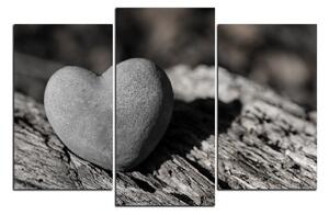Slika na platnu - Kameno srce 1209QC (90x60 cm)