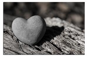Slika na platnu - Kameno srce 1209QA (90x60 cm )