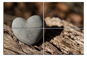 Slika na platnu - Kameno srce 1209E (150x100 cm)