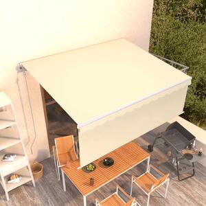 Automatska tenda na uvlačenje s roletom 4 x 3 m krem - Krema / 4 x 3 m