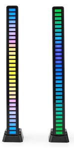 Nedis GALDP110BK - LED RGB Punjiva stolna lampa LED/250 mAh