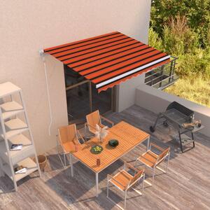 Tenda na automatsko uvlačenje 300 x 250 cm narančasto-smeđa - Šarena / 300 x 250 cm