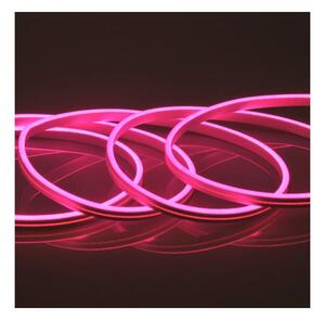 LED Traka NEON 2 m LED/17W/12V IP65 ružičasta