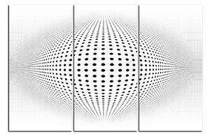 Slika na platnu - Apstraktna geometrijska sfera 1218B (150x100 cm)