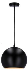 Luster na sajli FLEN 1xE27/40W/230V pr. 20 cm crna