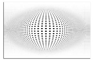 Slika na platnu - Apstraktna geometrijska sfera 1218A (90x60 cm )