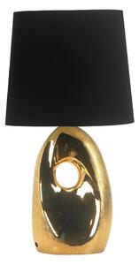 Stolna lampa HIERRO 1xE27/60W/230V crna/zlatna