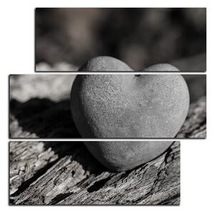 Slika na platnu - Kameno srce - kvadrat 3209QD (75x75 cm)