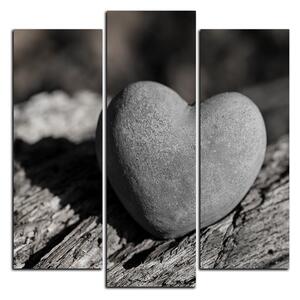Slika na platnu - Kameno srce - kvadrat 3209QC (75x75 cm)