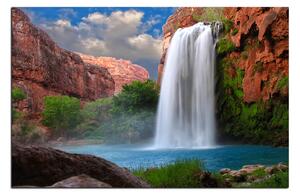 Slika na platnu - Prekrasan vodopad 1226A (100x70 cm)