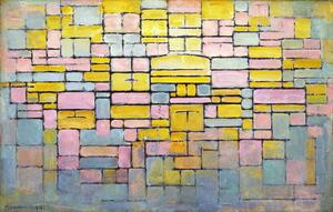 Reprodukcija Tableau no. 2 / Composition no. V, 1914, Mondrian, Piet