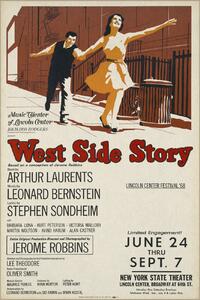 Reprodukcija umjetnosti West Side Story, 1968 (Vintage Theatre Production), (26.7 x 40 cm)