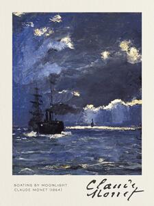 Reprodukcija Boating by Moonlight - Claude Monet, (30 x 40 cm)