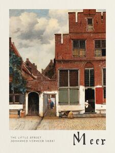 Reprodukcija umjetnosti The Little Street - Johannes Vermeer, (30 x 40 cm)