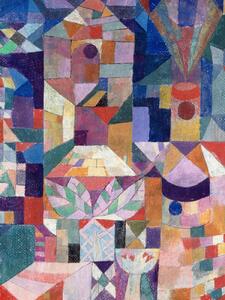 Reprodukcija Distressed Castle Garden - Paul Klee, (30 x 40 cm)