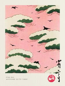 Reprodukcija umjetnosti Pink Sky - Watanabe Seitei, (30 x 40 cm)