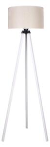 Duolla - Podna lampa 1xE27/60W/230V pr. 44 cm krem/bijela