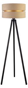 Duolla - Podna lampa DUO 1xE27/60W/230V pr. 44 cm bež/wenge
