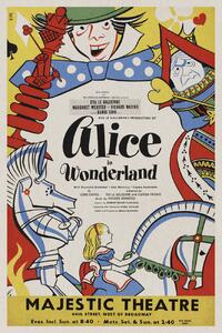 Reprodukcija umjetnosti Alice in Wonderland, 1947 (Vintage Theatre Production), (26.7 x 40 cm)