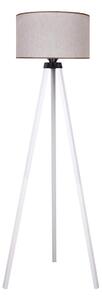 Duolla - Podna lampa 1xE27/60W/230V pr. 44 cm bež/bijela