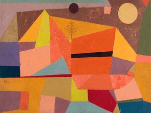 Reprodukcija umjetnosti Joyful Mountain Landscape - Paul Klee, (40 x 30 cm)