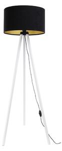 Podna lampa STANDART 1xE27/60W/230V crna/bijela