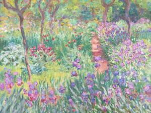Reprodukcija The Garden in Giverny - Claude Monet, (40 x 30 cm)