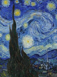 Reprodukcija umjetnosti The Starry Night (Portrait Edition) - Vincent van Gogh, (30 x 40 cm)