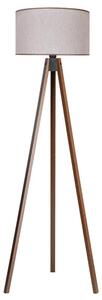 Duolla - Podna lampa 1xE27/60W/230V pr. 44 cm bež/wenge