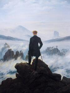 Reprodukcija umjetnosti Wanderer Above the Sea Fog (Vintage Masterpiece) - Caspar David Friedrich, (30 x 40 cm)