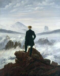 Friedrich, Caspar David - Reprodukcija umjetnosti The Wanderer above the Sea of Fog, 1818, (30 x 40 cm)