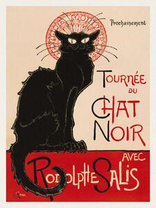 Reprodukcija umjetnosti Tournée Du Chat Noir (The Black Cat) - Théophile Steinlen, (30 x 40 cm)