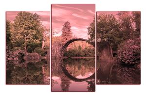 Slika na platnu - Most u parku u Kromlau 1246VC (90x60 cm)