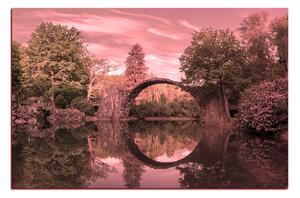 Slika na platnu - Most u parku u Kromlau 1246VA (90x60 cm )