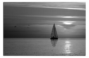 Slika na platnu - Brod u zalasku sunca 1247QA (75x50 cm)