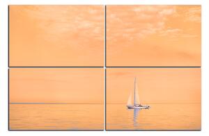 Slika na platnu - Jedrilica na moru 1248FE (150x100 cm)