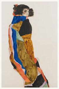 Reprodukcija umjetnosti Moa (Female Portrait) - Egon Schiele, (26.7 x 40 cm)