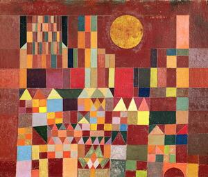 Reprodukcija Castle and Sun, 1928, Klee, Paul