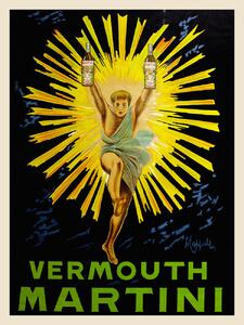 Reprodukcija umjetnosti Vermouth Martini (Vintage Bar Ad) - Leonetto Cappiello, (30 x 40 cm)
