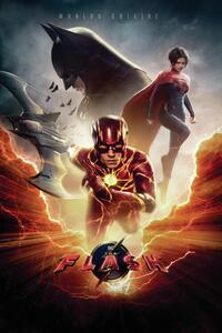 Ilustracija The Flash - Batman and Supergirl