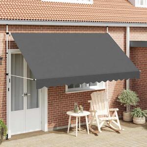 Tenda na ručno uvlačenje 350 cm antracit - Antracitno siva / N/A